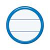 KOKUYO Round Name Tag Safety Pin/Clip Dual Use Type Diameter 50mm Blue Nuff-15B