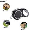 Retractable Lead for Medium and Large Automatic Lobster Claw [AliAman] Small, Dogs, Retractable, 8m, 50kg, Winding, Tape, (Gray)