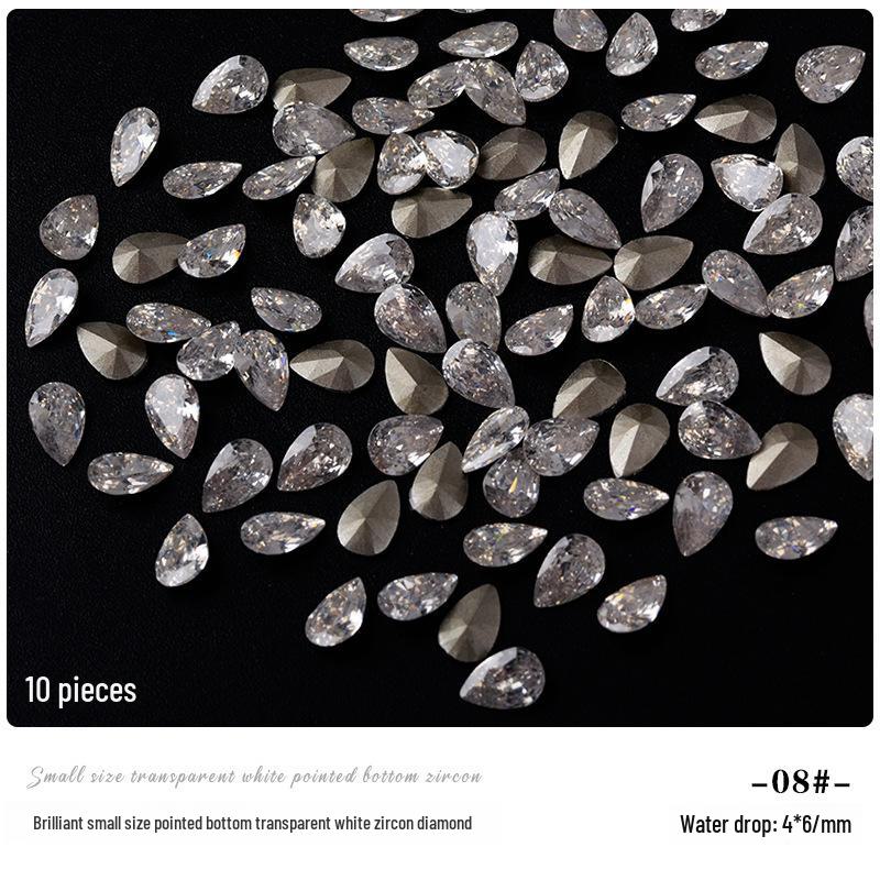 

Модный мини-набор для ногтей с цирконами в виде змеи: Новогодние аксессуары для ногтей знаменитостей с каплями воды и камнями в виде конского глаза