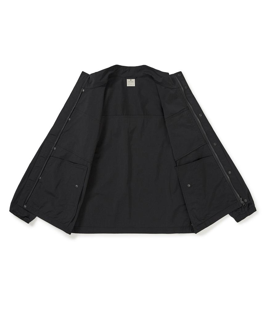 Snowpeak Apparel Root Stand Neck Windbreaker (S25Mmrwb64) Black