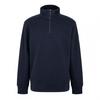 Mens Sidney Quarter Zip Regular Long-Sleeved Sweatshirt