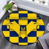 Hellas Verona FC pattern round rug,Carpet Rug for Living Room Bedroom Playroom ,Non-slip Floor Mat,Holiday Gifts and Birthday Gifts.
