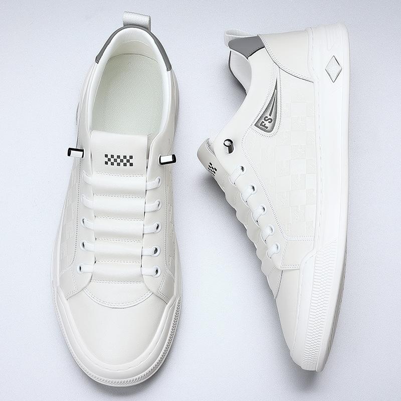European and Korean Trendy Shoes Spring and Summer New Little White Shoes Fashion Versatile Loafers Trendy Men's Shoes Breathable Casual Driving Boar