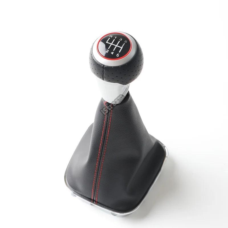5 6 Speed Gear Shift Knob Gaitor For Volkswagen VW Polo 6r 6c Hatchback Sedan 2011 2012 2013 2014 2015 2016 2017 2018