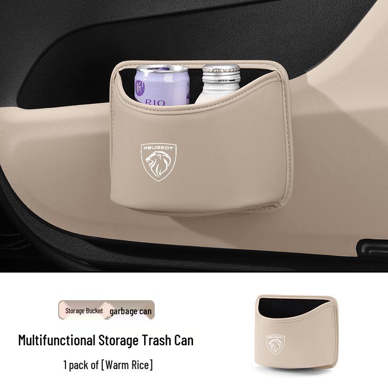 Peugeot Multifunctional Storage Trash Can for 308S, 2008, 408, 508L, 3008, 5008