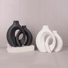 2 Stück/Set Hohl Moderne Plastikvase für Pampasgras Nordischer Boho Stil Dekorative Vase für Hochzeit Abendessen Tischmittelstück