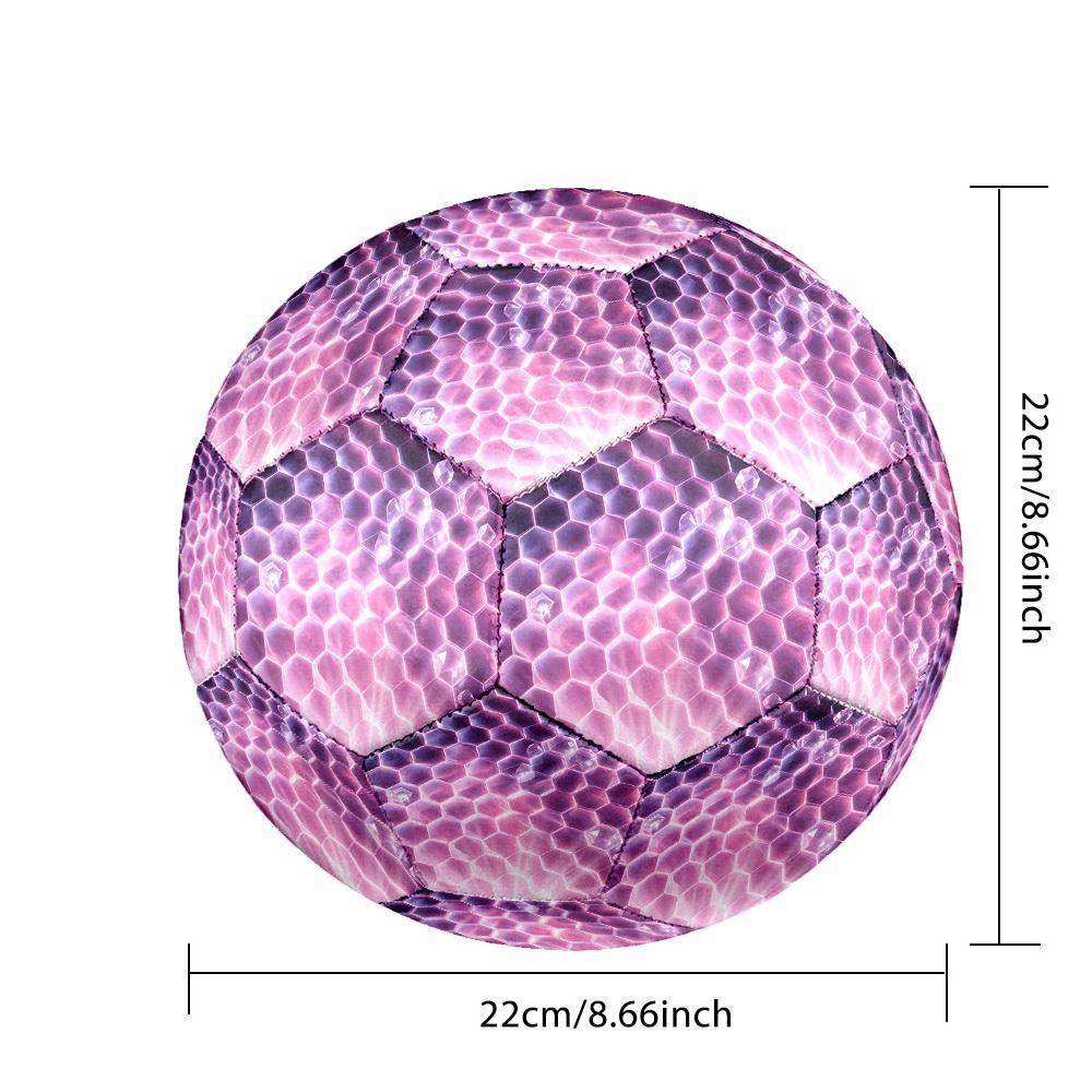 1pc Honeycomb Size 5 Soccer Ball Professional Match Training Football Indoor &Outdoor Sports Ball Lightweight Durable C6534