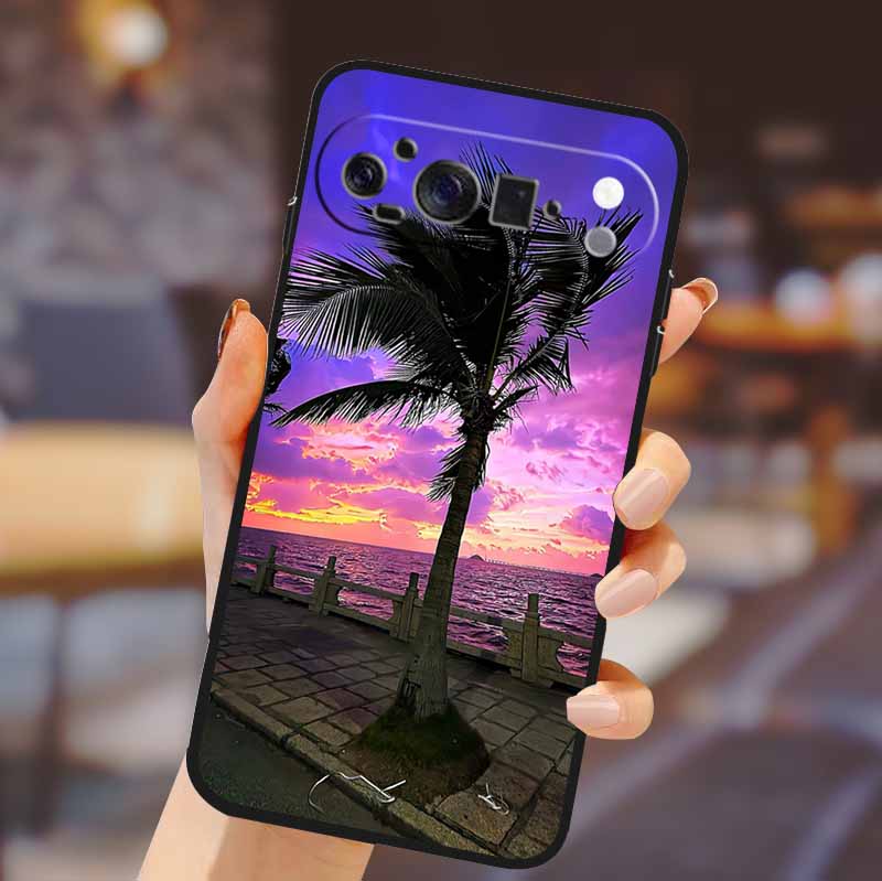 

Для Google Pixel 10 Pro XL Чехол Силиконовый ТПУ Чехол для Телефона для Pixel10 Pro XL Цветы Подарок Пара Черный Задняя Сторона Мягкий Защитный Чехлы Pixel 10 Pro XL