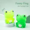 Kiki Frog Silicone Night Light: Multi-Mode Dimming & Timer, Child's Sleep Companion, Rechargeable