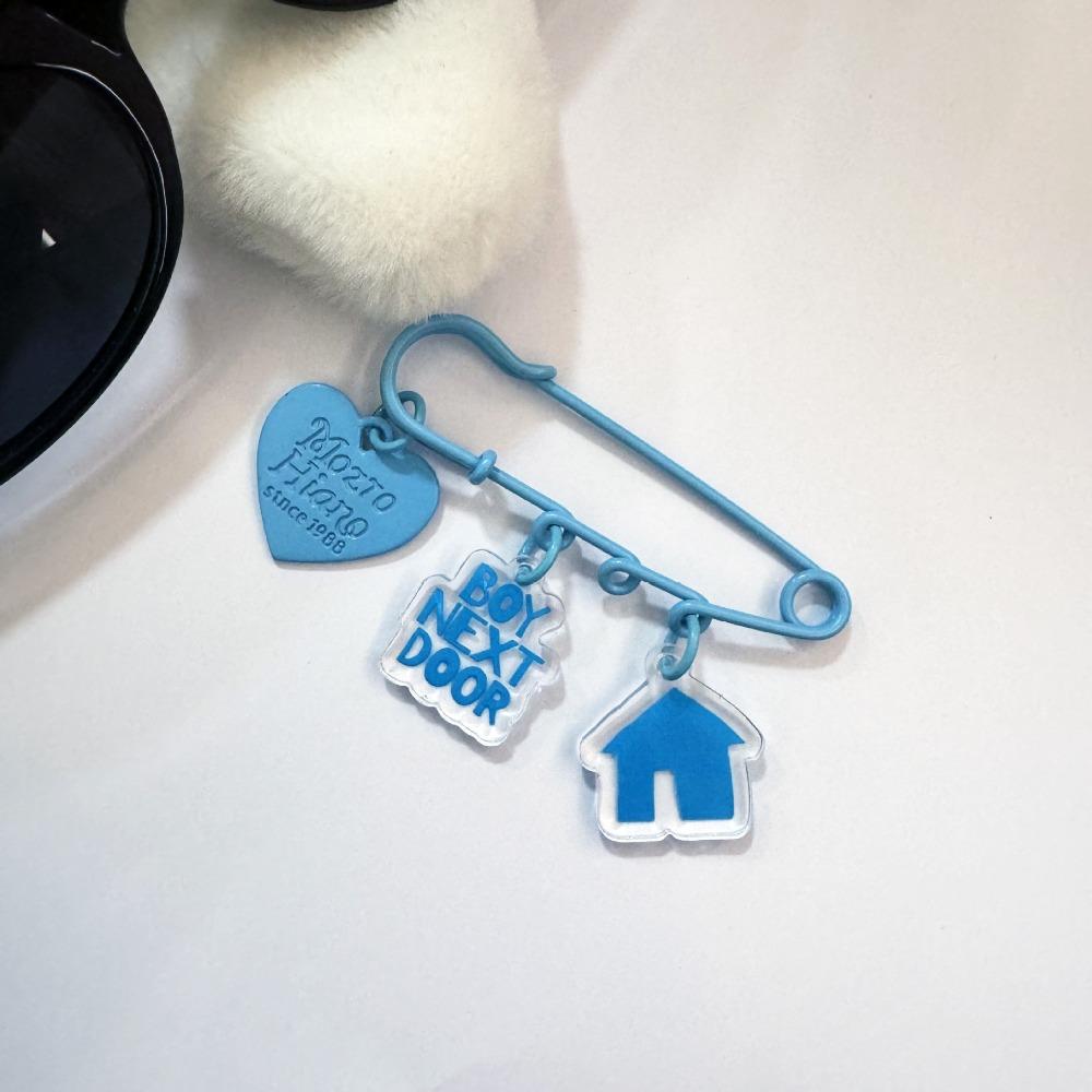 

Кпоп Брошь Шляпа Одежда Аксессуары Подвеска Милый Значок Подарки для Поклонников синий