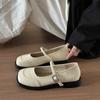 Zhike~ Premium soft-soled single shoes 2025 new spring and summer temperament women's shoes flat-soled small fragrant Mary Jane shoes