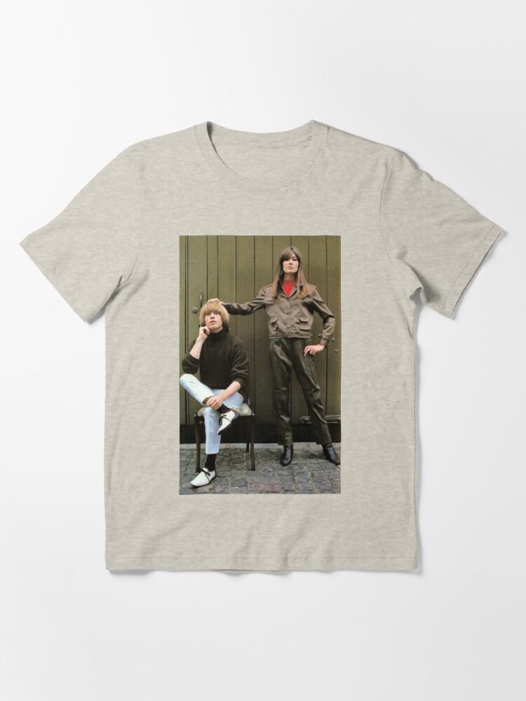 Françoise Hardy Brian Jones and Françoise Hardy Essential T-Shirt