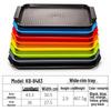 Sweet Elegant Rectangular Plastic Serving Tray