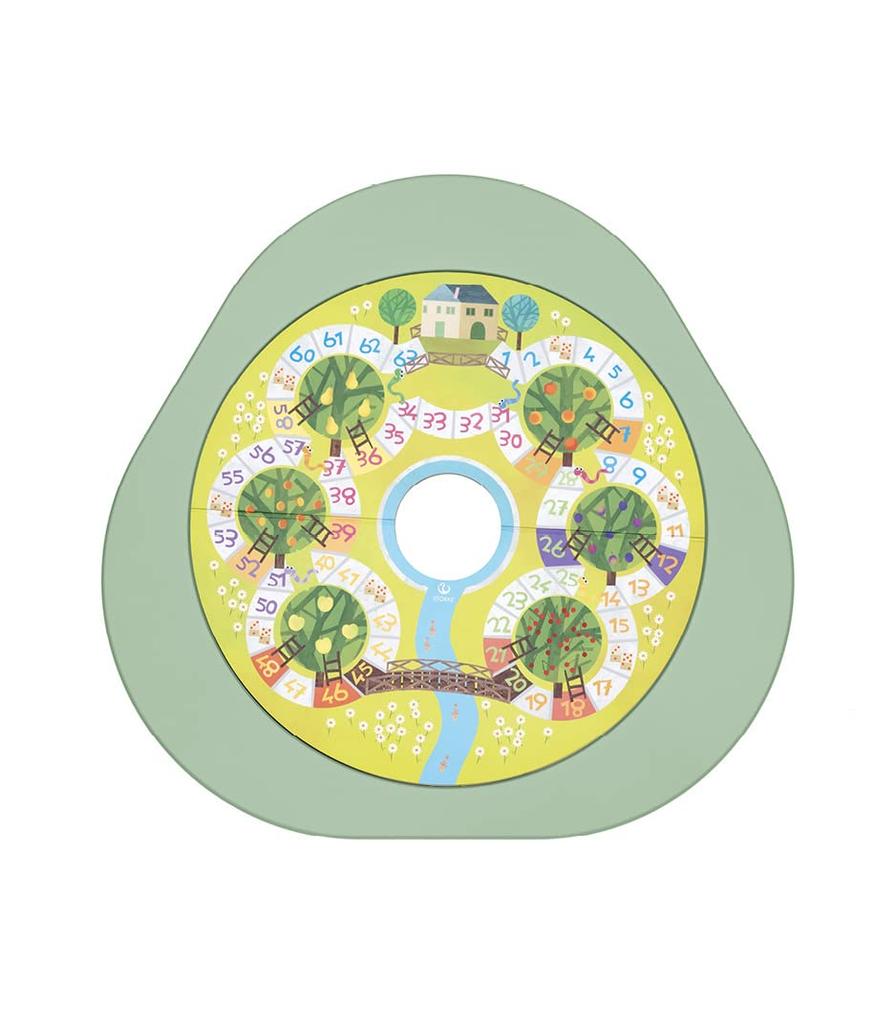 Stokke Mew Table Sugoroku Board Fruit Vegetable W54cm X H1cm X D54cm 627701 Double-Sided &