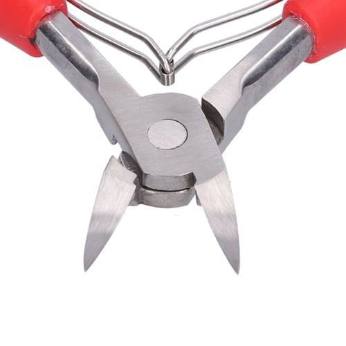 Pig Teething Pliers, Ergonomic Pig Clippers for Cutting Baby Teeth of Small Animals like Piglets and Rabbits (Red)