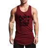 Do The Work  New Arrival Summer Mens Gym Sports Fitness Bodybuilding Workout Fashion Casual Breathable O-neck Printed Tank Top