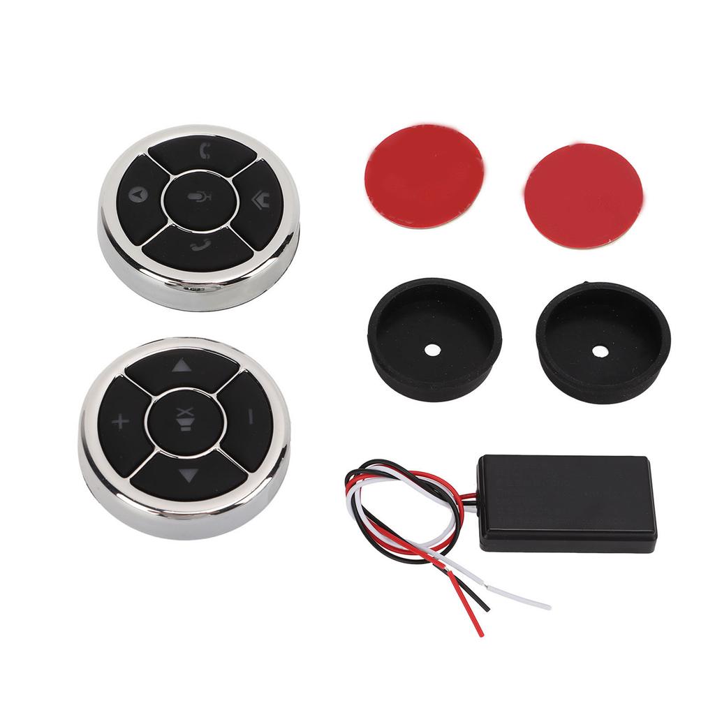 10 Keys Car Steering Wheel Control Button Volume Adjustment Handsfree Call Wireless Universal Multimedia Controller