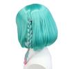 Women's 25cm Short Bob Cosplay Wig Pink Blue Purple with Bangs And Braid Lolita Style Heat Resistant Synthetic Universal Hair