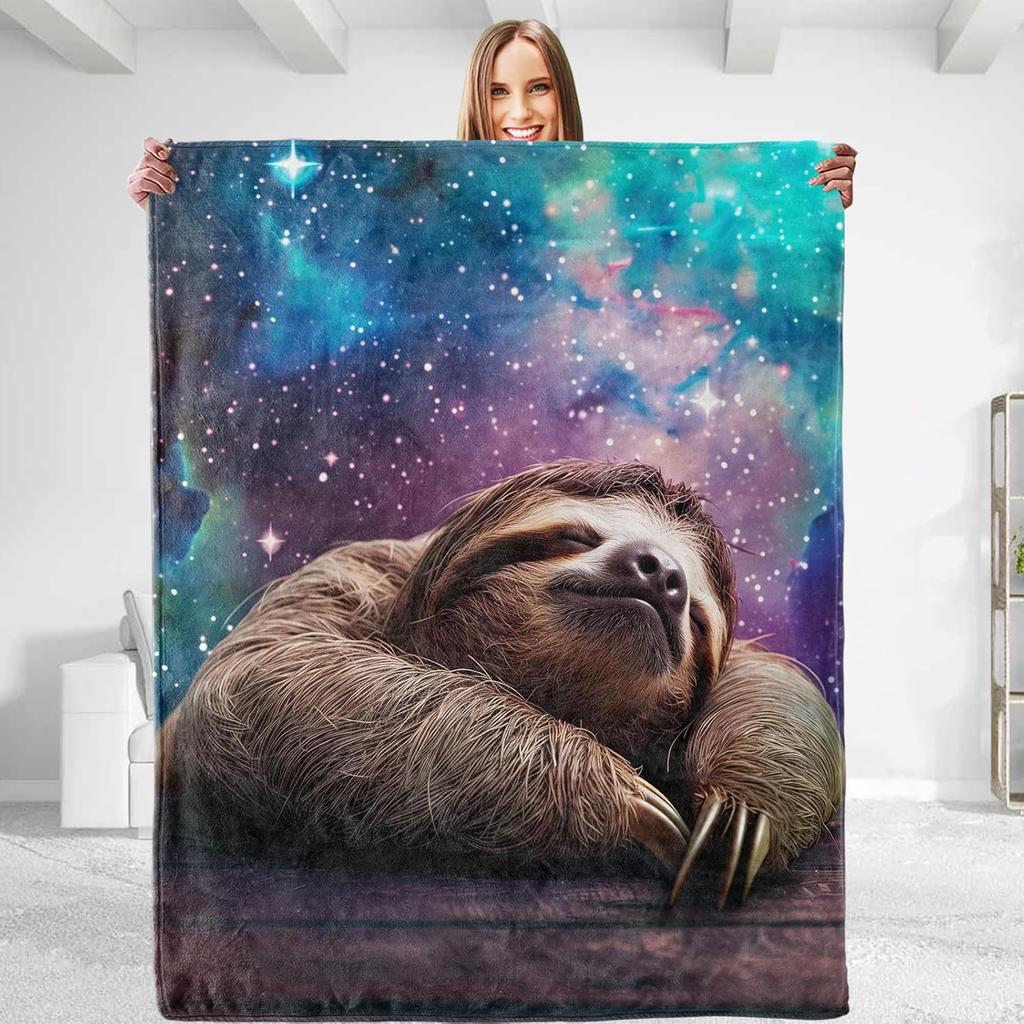 Funny Cats Throw Blanket - Soft Plush Flannel Blanket, Fuzzy, Anti-Pilling for Sofa, Bedroom, Bed, Outdoor Blanket for Men Boy