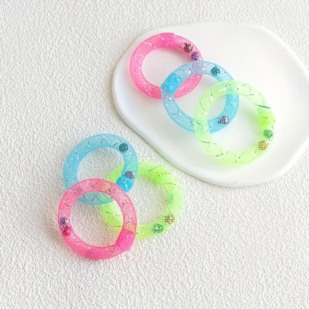 Cat Self-Playing Toy. Donut-Shaped Cat Soft Tube with Bell Sound, Bouncing Spring Cat Toy, Without Battery