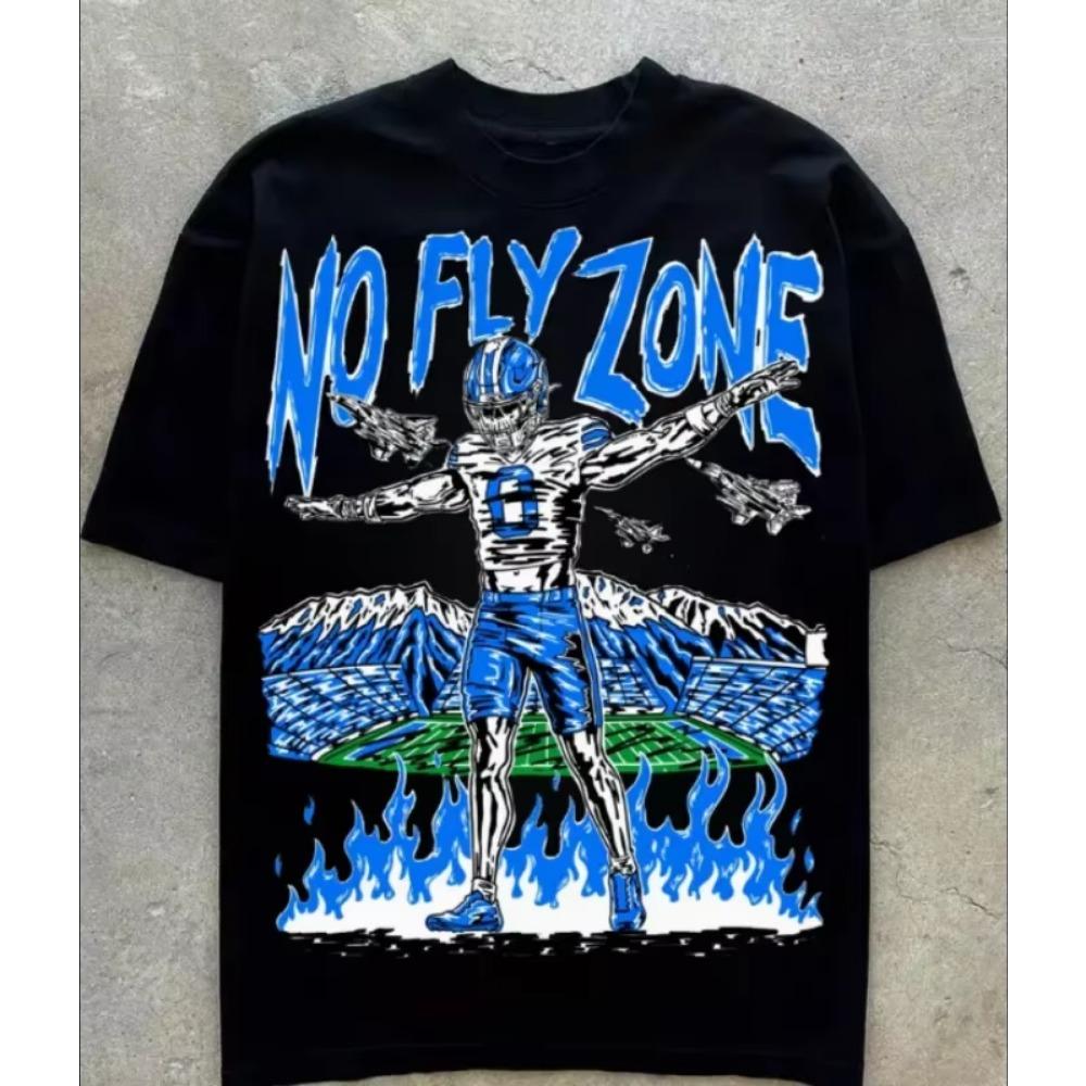 High Quality Cotton Men's Short-sleeved Fashion Hip-hop Rock Retro T-shirt Summer Oversized Crew Neck Top Unisex