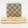 Louis Vuitton Portefeiulle Marco Bi-Fold Wallet N60018 White Damier Azur Canvas Unisex Used