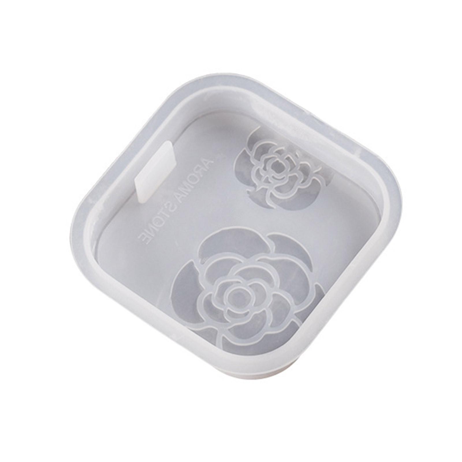 

DIY Silicone Mold with Hole, Letter/Ear of Wheat/Flower Aromatherapy Plaster Listing Resin Epoxy Mold Gypsum Diffuser