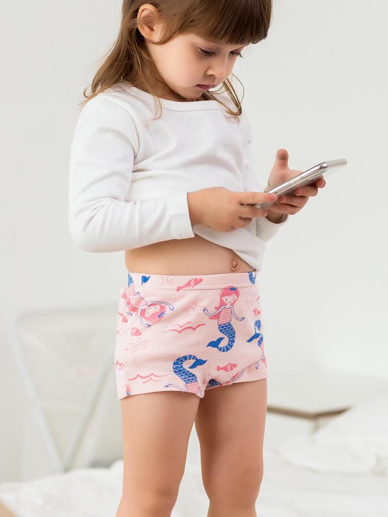 Girls' 100% Cotton Boxer Briefs - Toddler and Baby Underwear