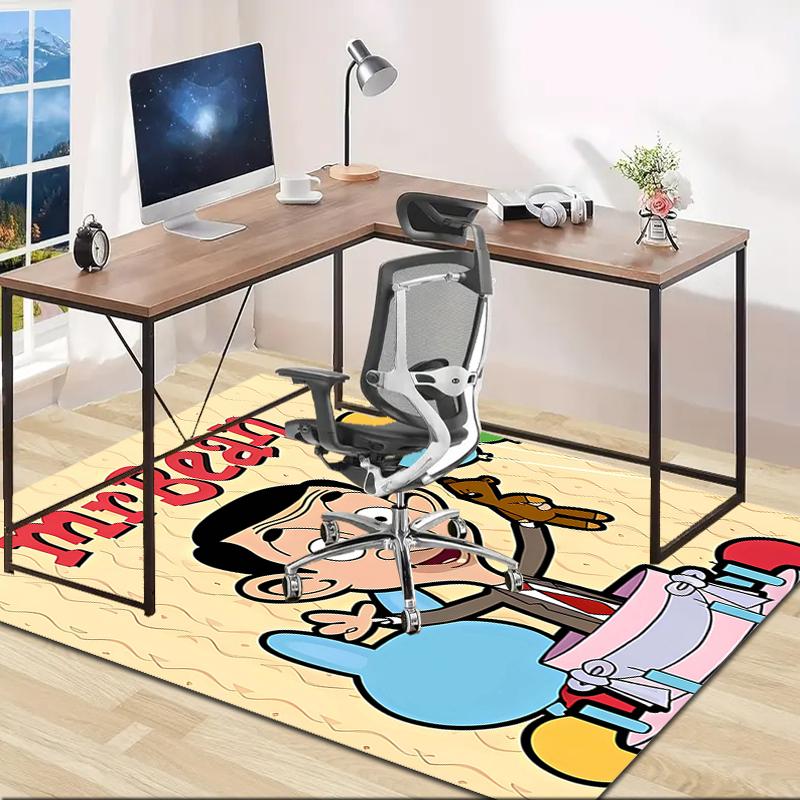 1pc Mr Bean2 Design Area Rug - Non-Slip, Soft & Cozy Floor Mat for Living Room, Bedroom, Office - Indoor/Outdoor Decorative Carpet