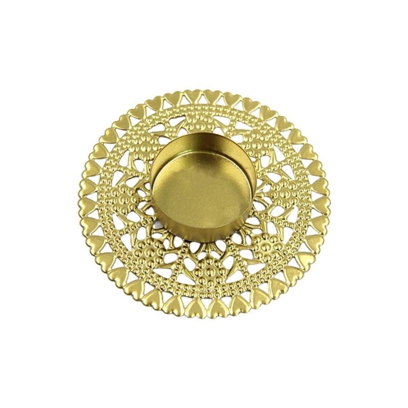 European Wrought Iron Holder Decorative Candlestick Stand Decoration for Home Bedroom Room Dormitory