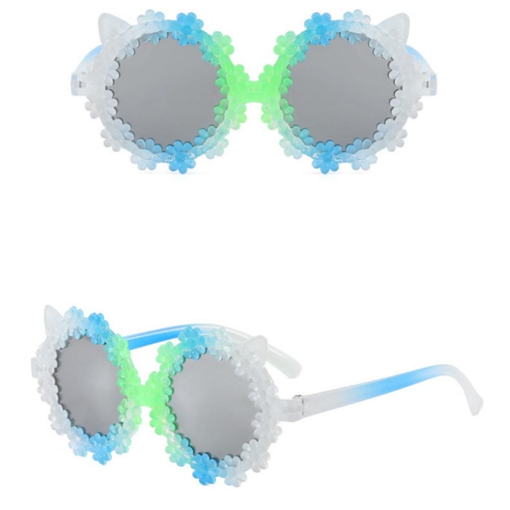 Kids Gradient Sunglasses Impact-Resistant Uv Sunglasses Cute Kids Sunglasses Colorful For Festivals Everyday Wear