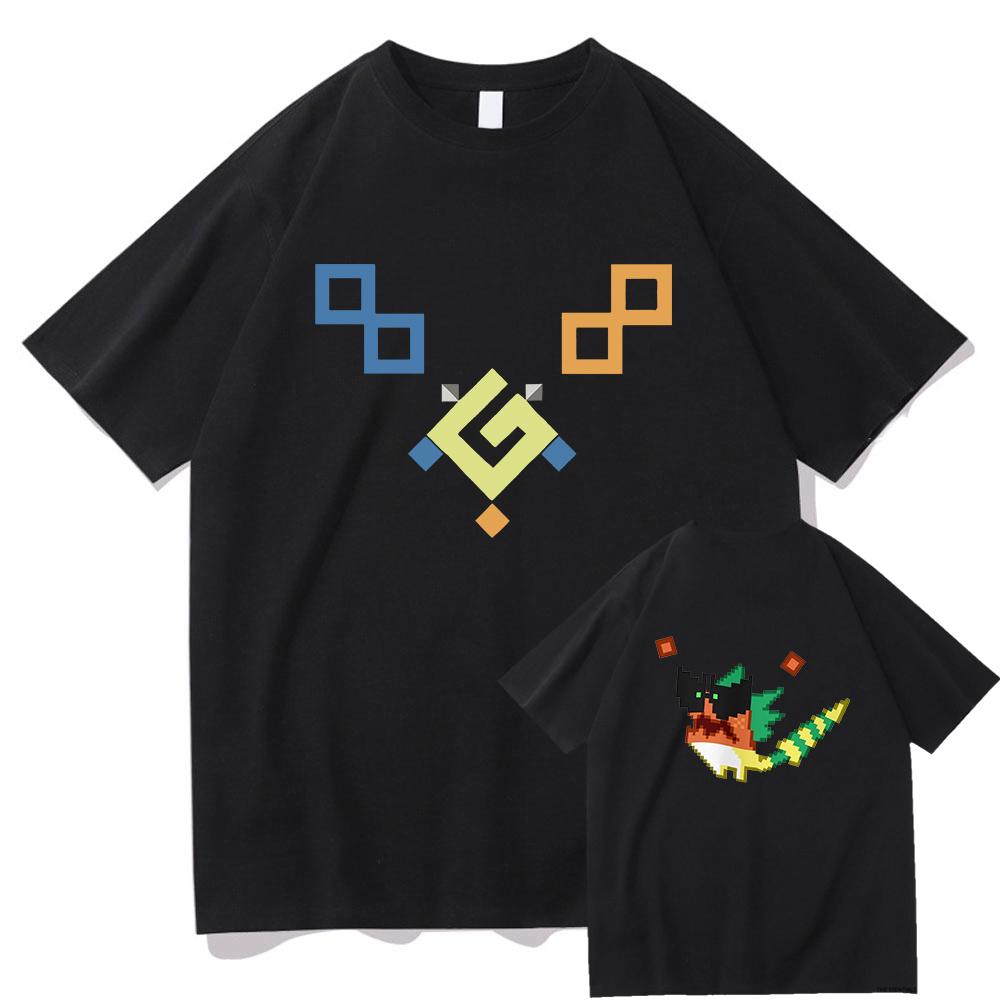 Genshin Impact Kinich T Shirt Funny Anime Menwomen Clothing Vintage Harajuku Unisex Tops Cartoon Women Clothes Y2k Top S
