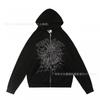 Sp5der Streetwear Hoodie Couples Unisex Oversized Cotton Pullover Sweatshirt Winter Casual Hip Hop
