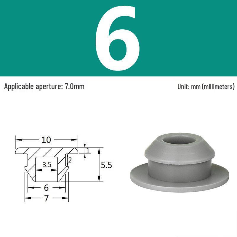 High-Temp Resistant Silicone Rubber Stopper with Card Slot Sealing Cap