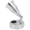 LED RV Reading Light 12V 3W Flexible Interior with Switch for Truck Trailer Boat Yacht CaravanSilver Shell Warm White