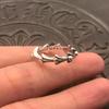 CH Cro Fishbone Ring Men's and Women's Wavy Water Ripple Ring European and American Personality Punk Style Couple Ring