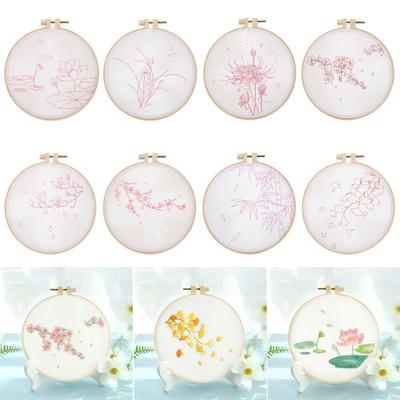 Delicate Artcraft Needlework Tools Embroidery Kit Hand Embroidery Cross Stitch Embroidery Hoop