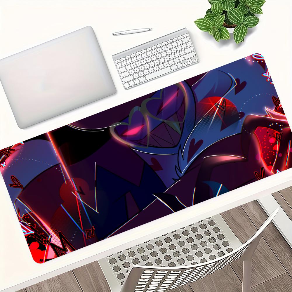 Velká podložka pod myš Hazbin Hotel Hráč Počítačové příslušenství Podložka pod myš Podložka pod klávesnici notebooku Kobercový stůl PC Anime XXL Herní podložka na stůl