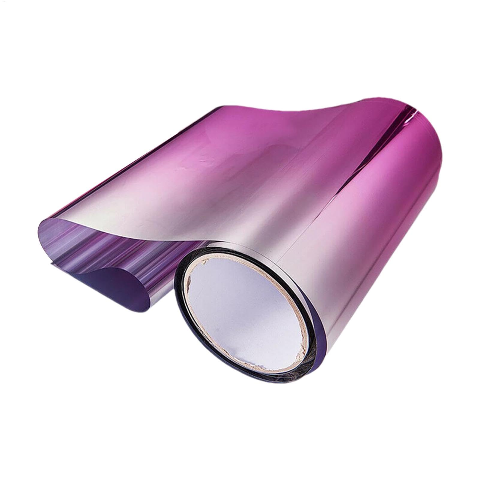 

Smoke Film, Car Window Film, Sun Protection, Heat Insulation, UV Protection, 80% Transmittance, Invisible 20x150cm розовый