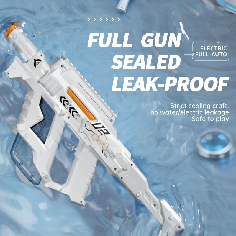 Interstellar Victor Auto Water Gun - Rechargeable W/ Scope, Light & Charger. Summer Battle Plaything For Kids 6+