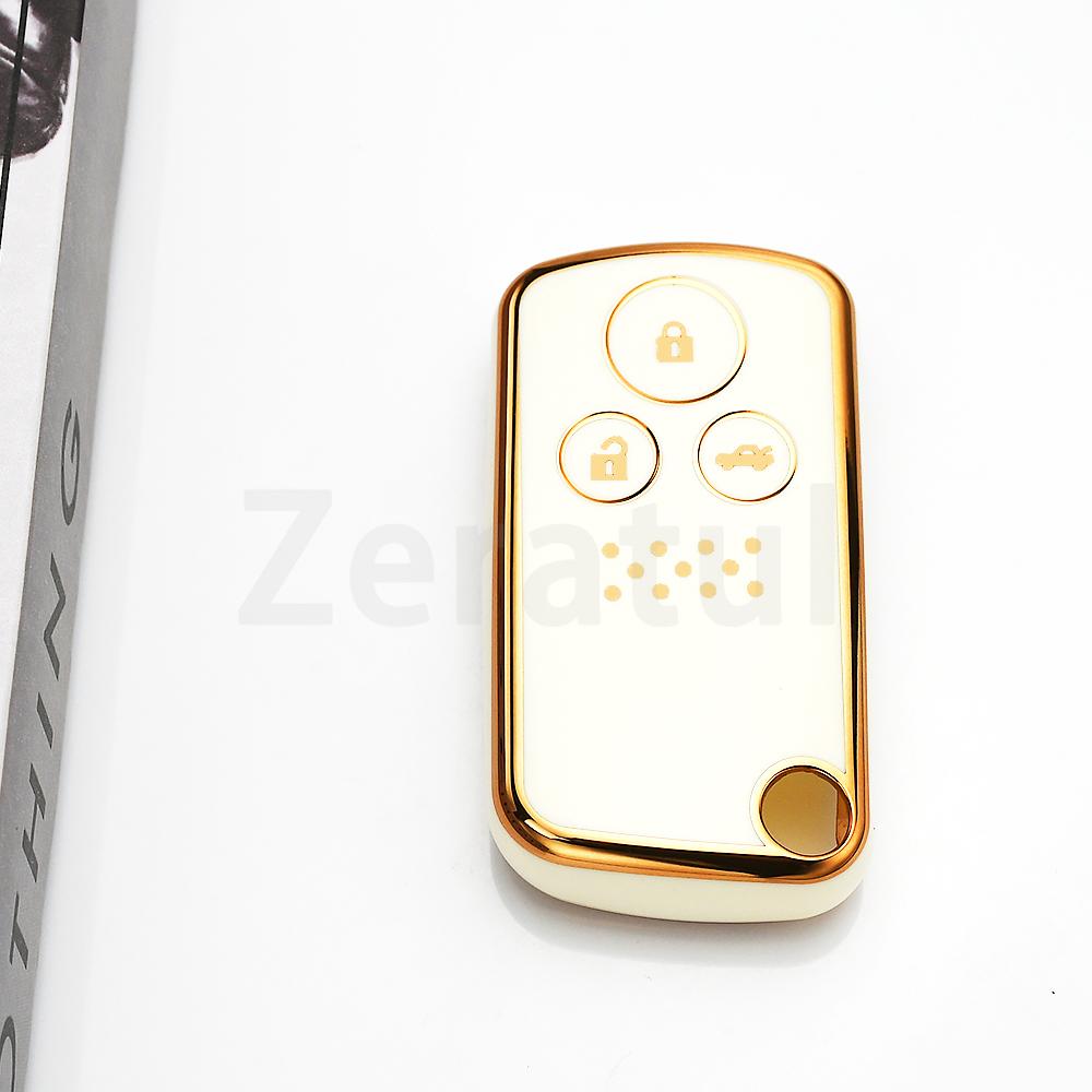 2/3 Buttons Tpu Car Key Cover Case Shell Fob Holder Bag Protector For Honda Accord Civic Crv Fit 2006 -  Accessories