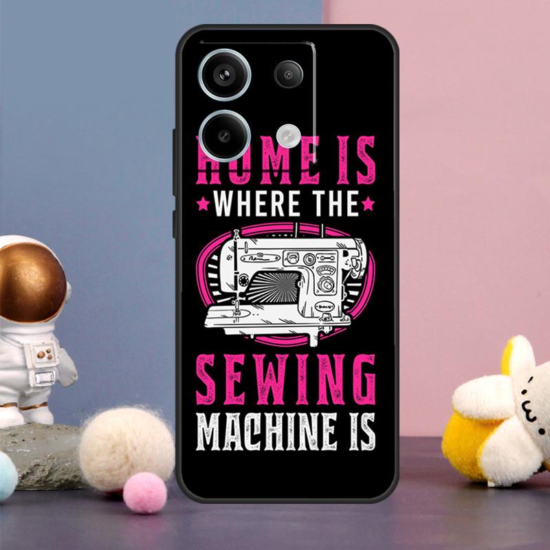 Nähmaschinengehäuse für Xiaomi Redmi Note 15 Pro Plus 10 11 12 13 14 Pro Redmi 15 15C 14C 10C 12C 13C Hülle