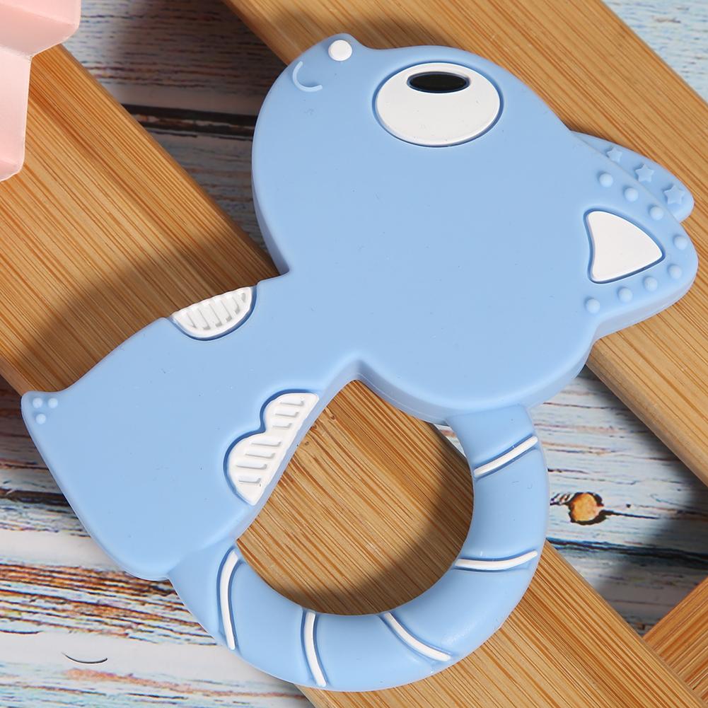 Baby Teething Toys Cute Cartoon Animal Shape Silicone Teether for Baby Kid Children