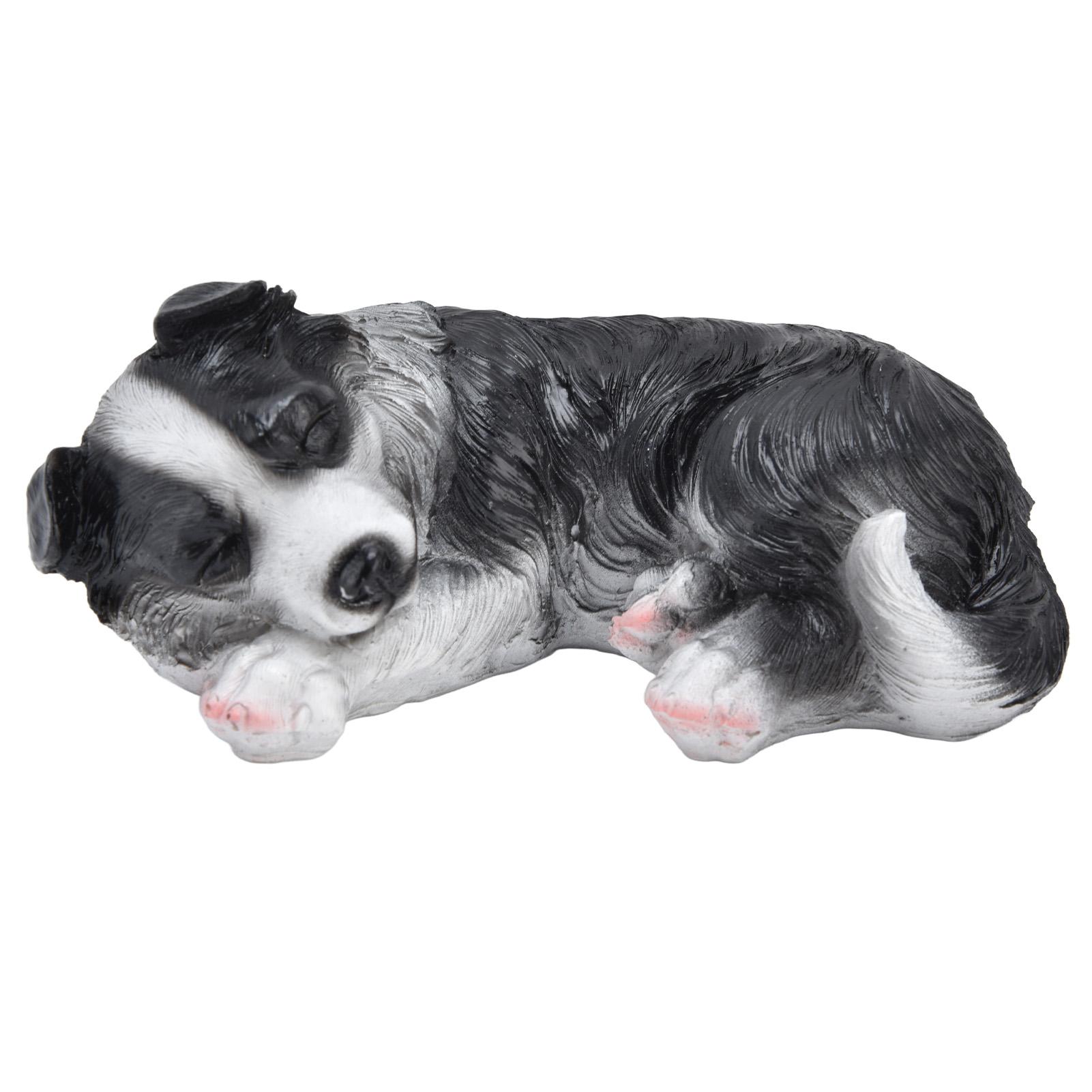 

Собака Орнамент Текстурированный Изысканный Яркий Реалистичный Милая Статуэтка Собаки для Украшения Сада Газона Стола