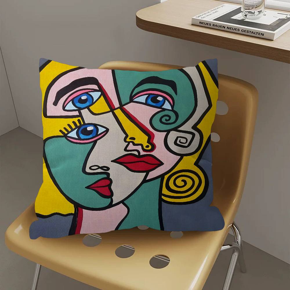 Legend Art Artist P-Pablo Picasso-Mt Maple Design Cushion Cover Happy Autumn Harvest Decor Holiday Decorati Pillow Cover
