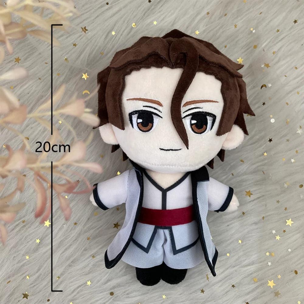 Anime Plush Doll Aizen Sousuke Zaraki Kenpachi Plushie Kuchiki Byakuya Kurosaki ichigo Plush Toy Cosplay Soft Stuffed Pillow Gif