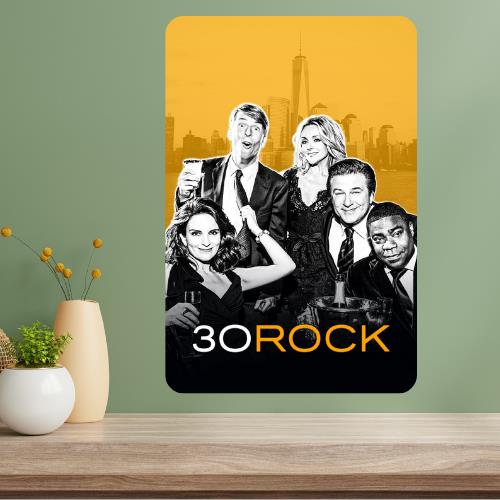 

30 Rock Classic TV Show Metal Poster Sign 20x30cm（7.8x11.8inch）