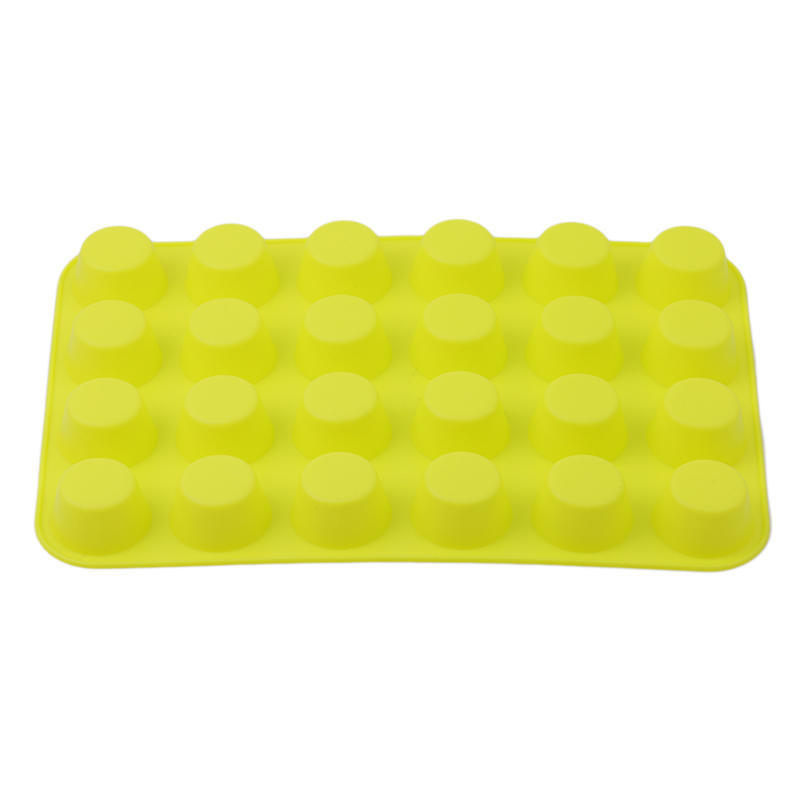 24 Holes Mini Muffin Cake Mold Silicone Non Stick Cupcake Pancake DIY Mini Chiffon Chocolate Tray Mold