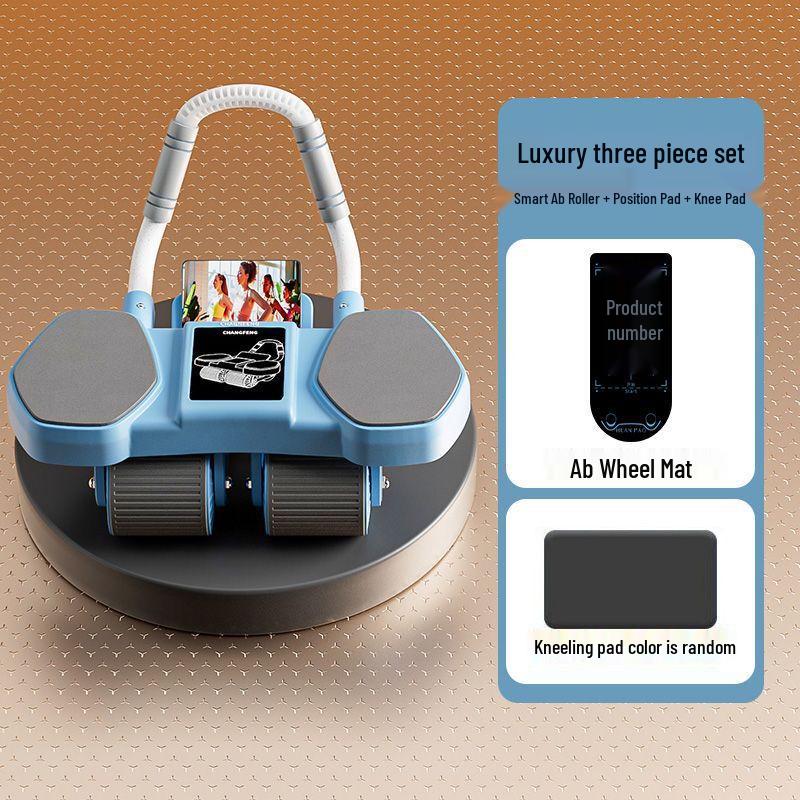 Automatic Rebound Four-Wheel Ab Roller