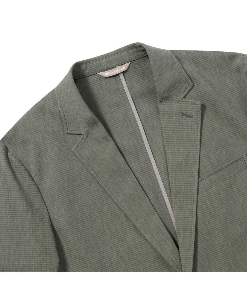 Brentwood Striped Linen Blend Jacket Brjcm25631Khx
